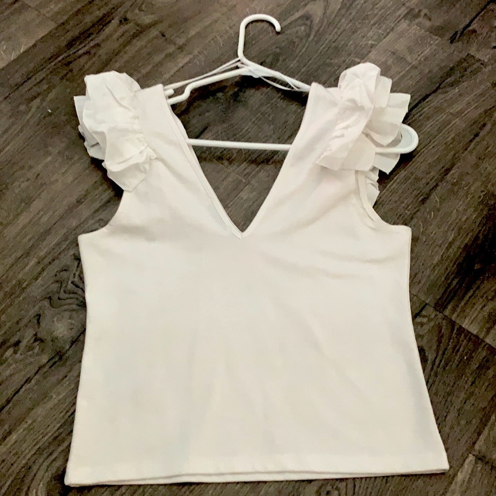 Zara V Neck Top